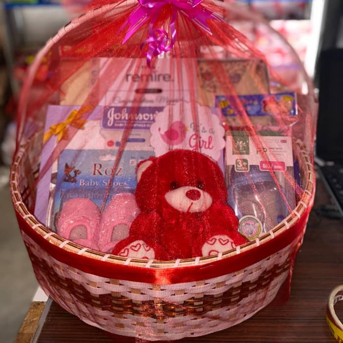 All-In-One Baby Care Basket Newborn Essentials Gift Set cover image 1