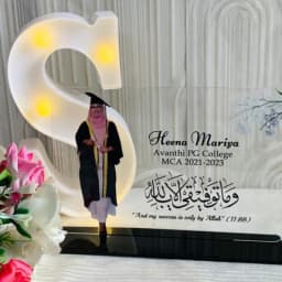 Custom Picture Graduation Frame – Personalized Acrylic with Stand thumbnail 1