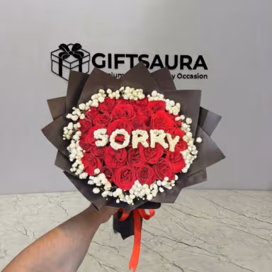 Sorry Red Rose Bouquet | Apology Flowers Pakistan Sorry Red Rose Bouquet | Apology Flowers Pakistan