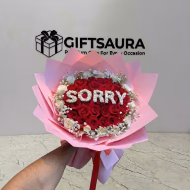Sorry Red Roses Bouquet | Apology Flowers in Pakistan Sorry Red Roses Bouquet | Apology Flowers in Pakistan