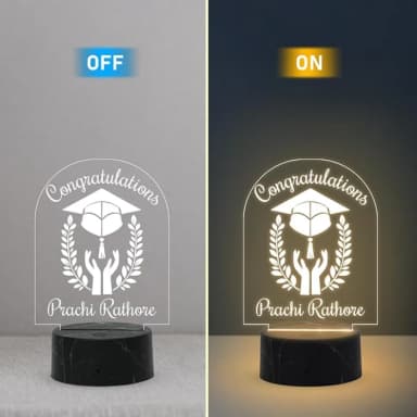 Personalized Graduation LED Lamp – Custom Engineer Graduation Gift Personalized Graduation LED Lamp – Custom Engineer Graduation Gift