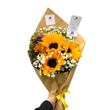 Bright Sunflowers Delight Bouquet Gift Pakistan Bright Sunflowers Delight Bouquet Gift Pakistan