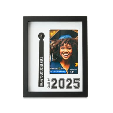 Graduation Class of Black Tabletop Photo Frame with Tassel Holder Graduation Class of Black Tabletop Photo Frame with Tassel Holder