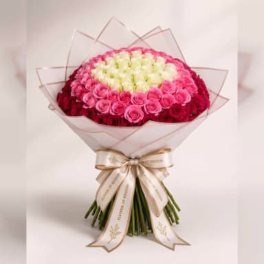 Royal Romance Grand Rose Bouquet | Luxury Imported Roses Gift Royal Romance Grand Rose Bouquet | Luxury Imported Roses Gift
