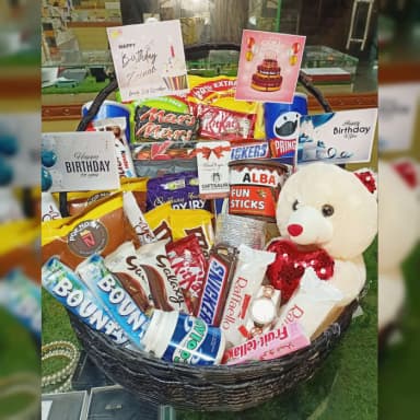 Special Black Chocolate Basket – Premium Assortment Gift Basket Special Black Chocolate Basket – Premium Assortment Gift Basket